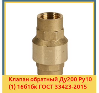 Клапан обратный Ду200 Ру10 (1) 16б1бк ГОСТ 33423-2015 в Чирчике