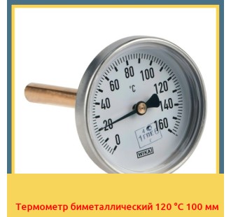 Термометр биметаллический 120 °С 100 мм в Чирчике